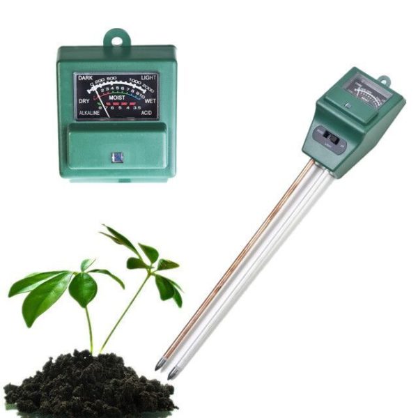 Digital PH Meter 3 in 1 plants Flowers Soil Water Light Tester Sensor