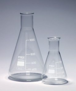 Pyrex® Flasks, conical, narrow neck