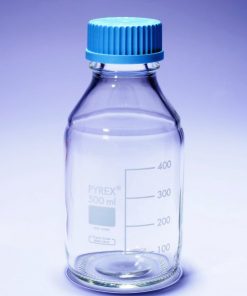 Pyrex® Bottles, media-lab, with cap and pouring ring