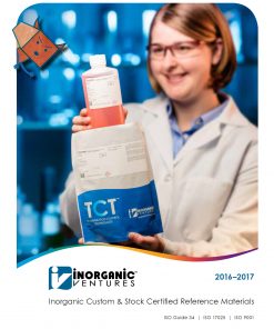Waterbased standards for AA and ICP