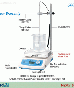 MaXtir™ 500H Hi-Temp.(500℃) Digital Hotplate